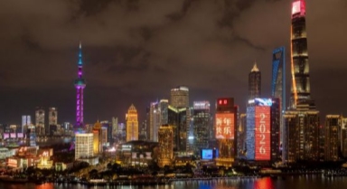 上海：景觀(guān)照明迎新年